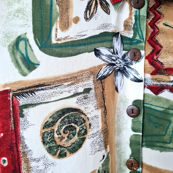 Abstract Print shirt - Picture 3 of 3